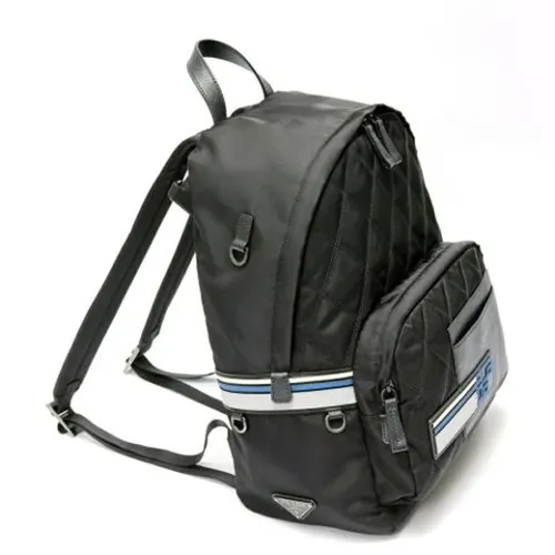Pre-owned Leather Backpack - Prada Vintage - Modalova