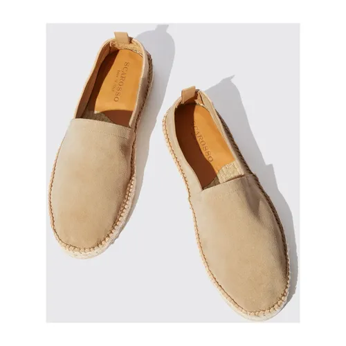 Beige Suede Espadrilles - Scarosso - Modalova