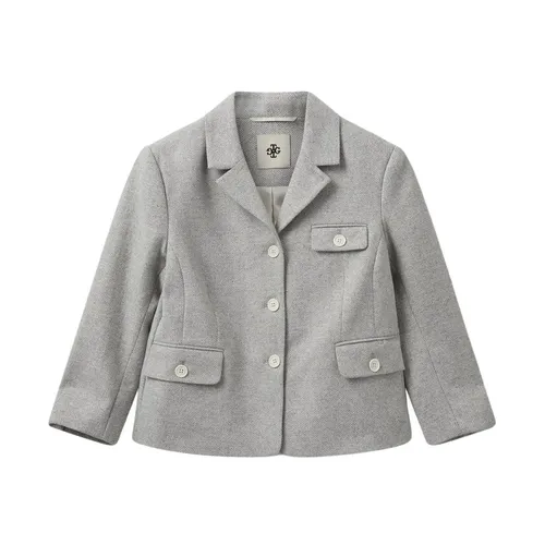 Geometric Wool Blend Jacket - The Garment - Modalova