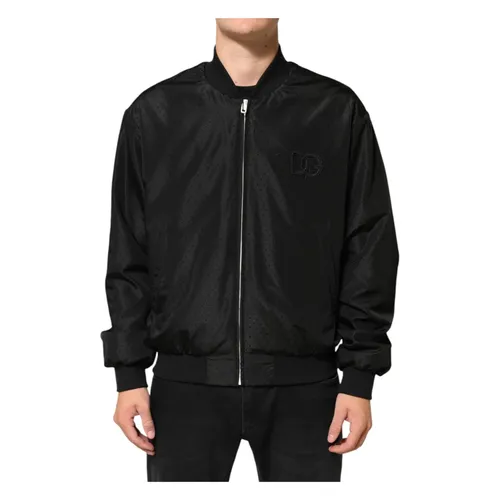 Full Zip Bomber Jacket - Dolce & Gabbana - Modalova