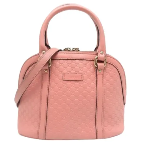 Pre-owned Leather Handbag - Gucci Vintage - Modalova