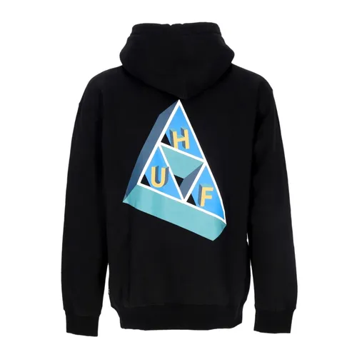 Black Triple Triangle Hoodie - HUF - Modalova