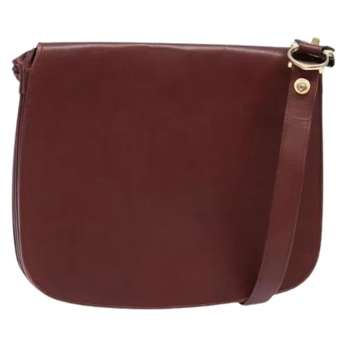 Pre-owned Leather Shoulder Bag - Cartier Vintage - Modalova