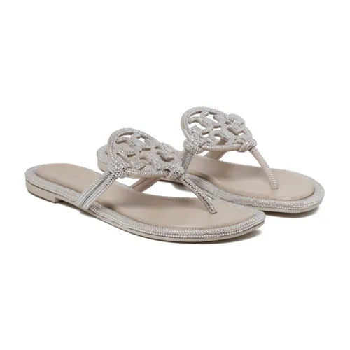 Stone Grey Miller Sandals - Tory Burch - Modalova