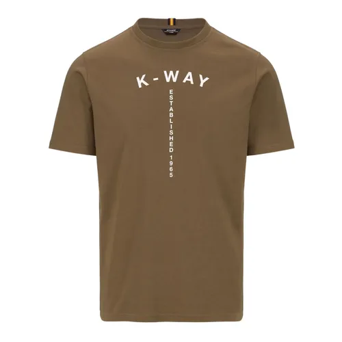 K-Way - Tops > T-Shirts - Brown - K-Way - Modalova