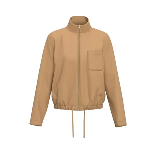 Short Rainproof Jacket Avena Camel - Marella - Modalova