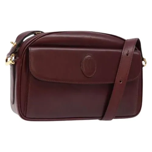 Pre-owned Leather shoulder-bags - Cartier Vintage - Modalova