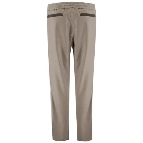 Stretch Wool Flannel Drawstring Trousers - Sease - Modalova