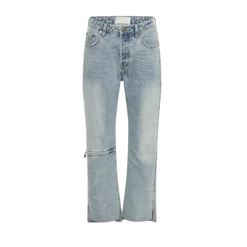 Mid-rise Blue Denim Jeans - One Teaspoon - Modalova