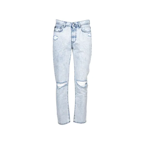Jeans Marble Destroyed - Msgm - Modalova