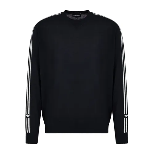 Sudadera de Lana con Logo - Emporio Armani - Modalova