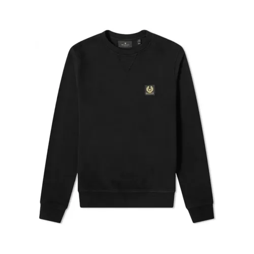 Classic Black Cotton Sweatshirt - Belstaff - Modalova