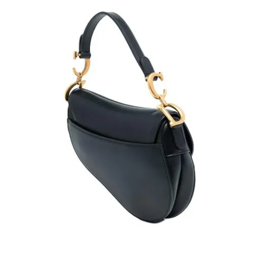 Pre-owned Leather Shoulder Bag - Dior Vintage - Modalova