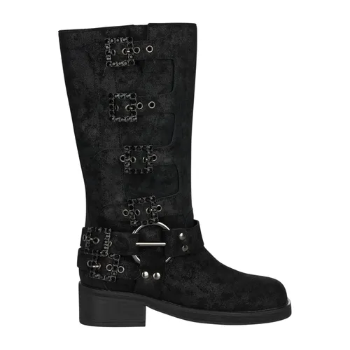 Printed biker boot - Alma EN Pena - Modalova