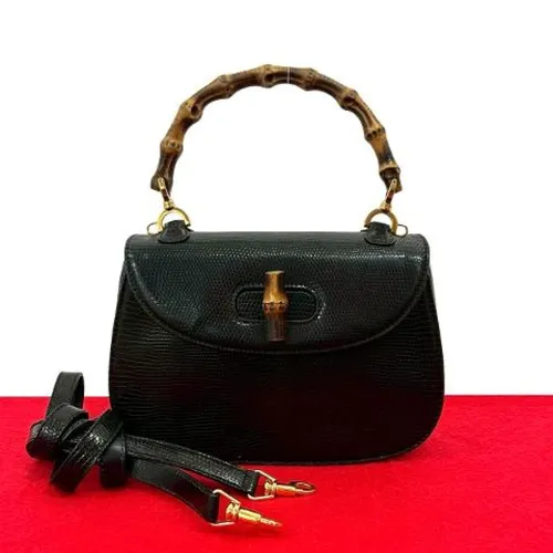 Pre-owned Leather Mini Bag - Gucci Vintage - Modalova
