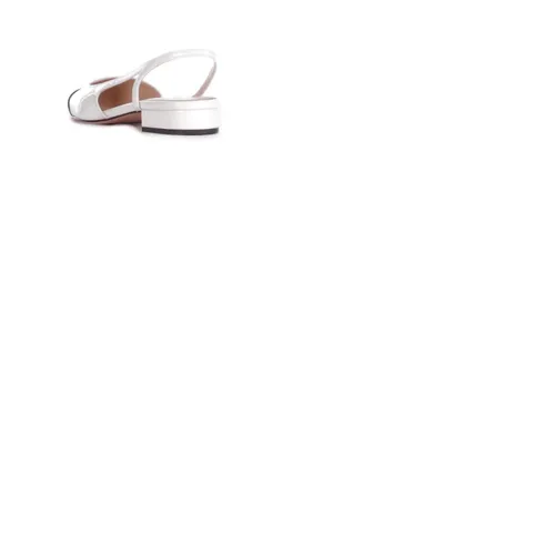 Heeled Leather Pumps with Buckle Closure - Anna F. - Modalova