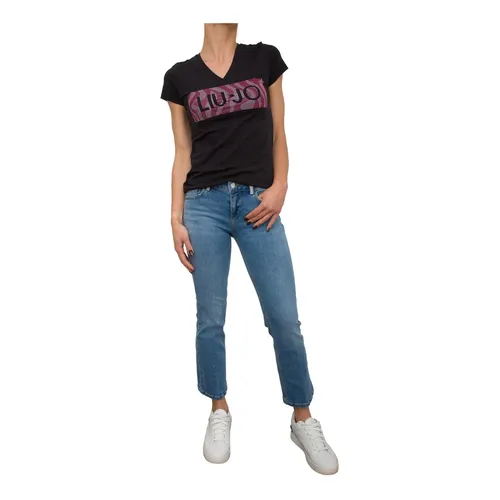 B.Up Fly Regular Cropped Jeans - Liu Jo - Modalova