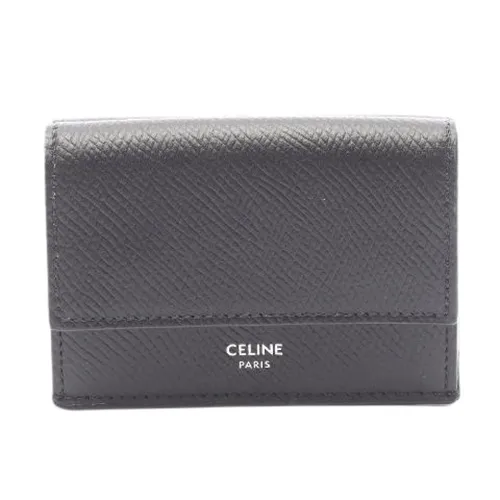 Pre-owned Leather Wallet - Celine Vintage - Modalova