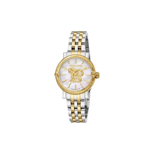 Snake Watch with Rose Gold Accents - Roberto Cavalli - Modalova