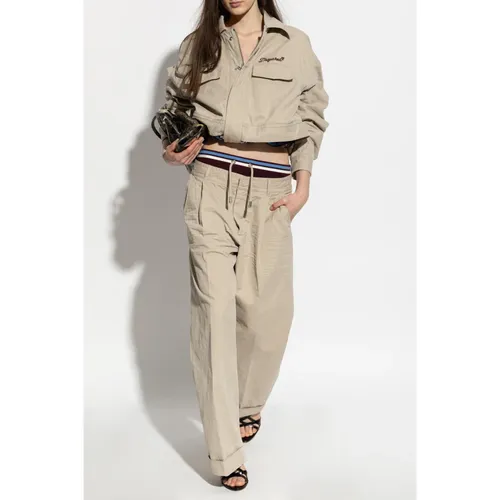 The Cotton Loose-Fit Jacket - Dsquared2 - Modalova