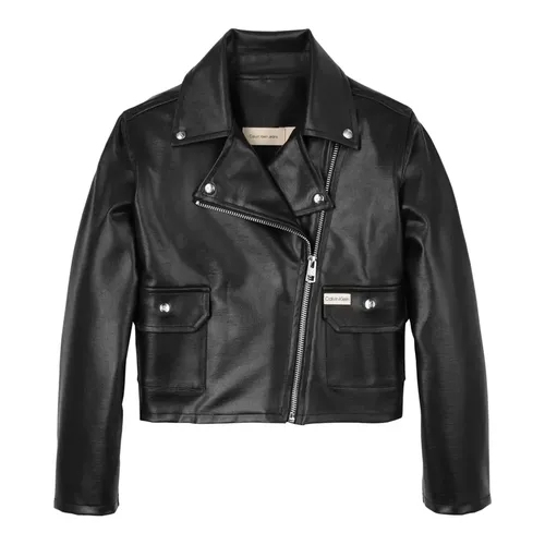 Faux-leather Jacket - Calvin Klein Jeans - Modalova