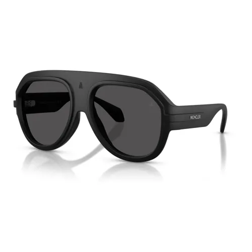 Gafas de Sol Negro/Gris Mate - Moncler - Modalova