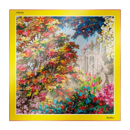 Pañuelo de seda con estampado floral - Max Mara - Modalova