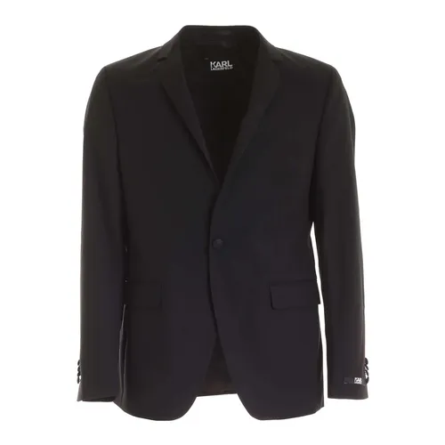 Lamé Detail Jacket - Karl Lagerfeld - Modalova