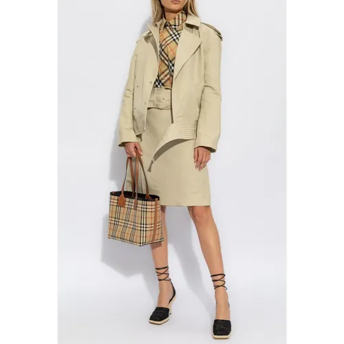 Jacket with Epaulettes - Burberry - Modalova