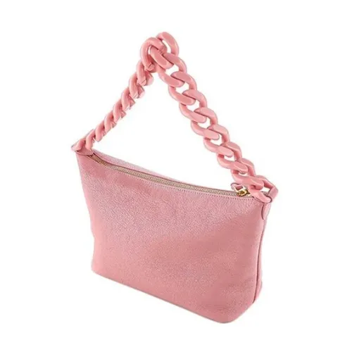 Logo-Patch Leather Bag - Miu Miu - Modalova