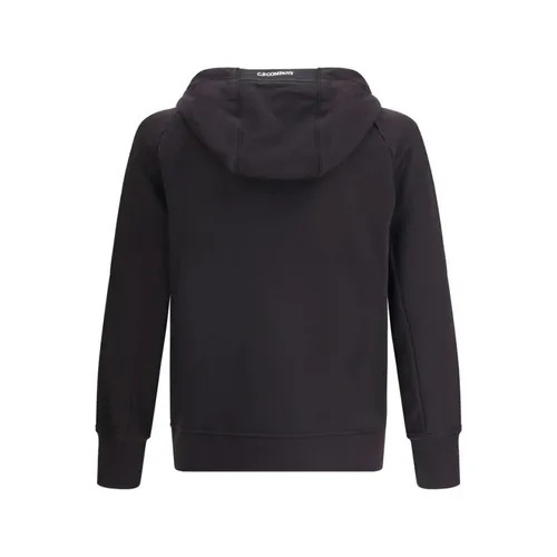 Felpa con zip e lente applicata - C.P. Company - Modalova