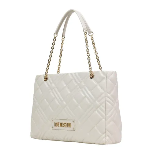 Geometric Quilted Shoulder Bag - Love Moschino - Modalova
