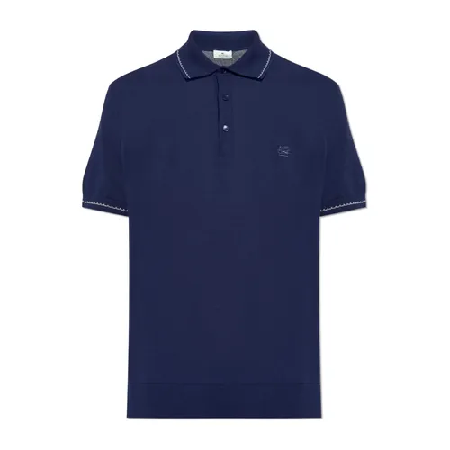 Etro - Tops > Polo Shirts - Blue - Etro - Modalova