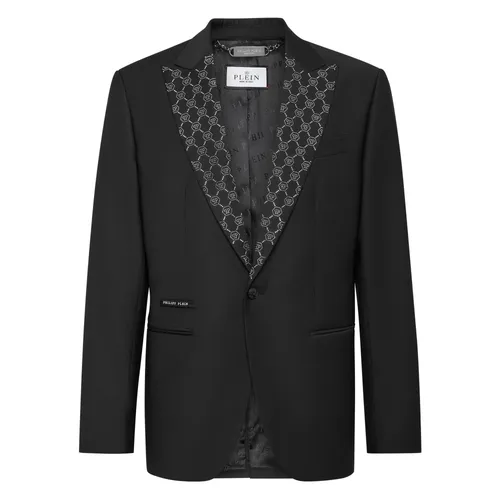 Wool Blazer Monogram - Philipp Plein - Modalova