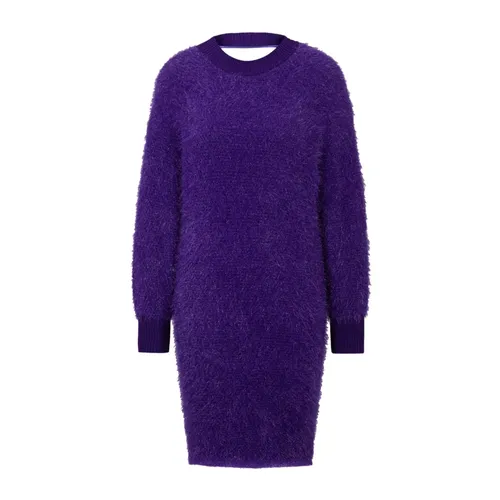 Glänzendes Strickkleid mit Cut-Out-Detail - Hugo - Modalova