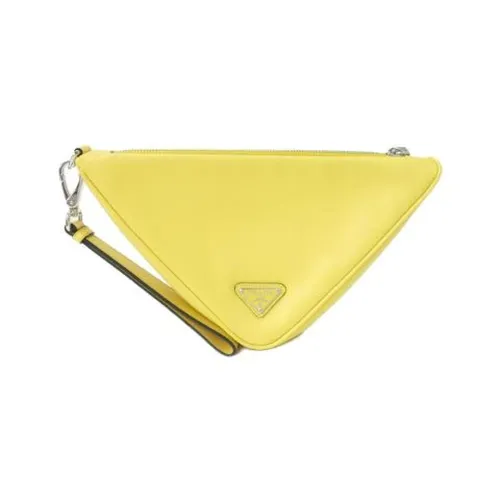 Pre-owned Leather Clutch - Prada Vintage - Modalova