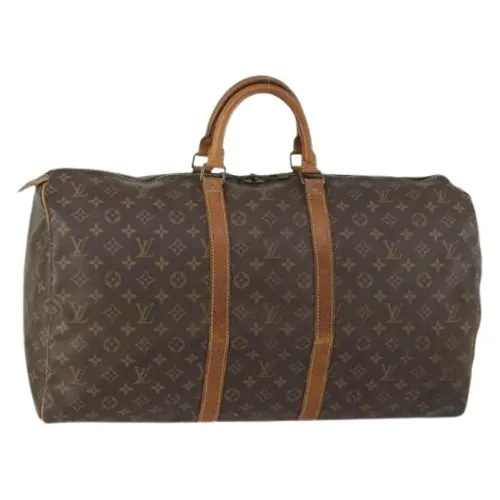 Pre-owned Canvas Weekend Bag - Louis Vuitton Vintage - Modalova