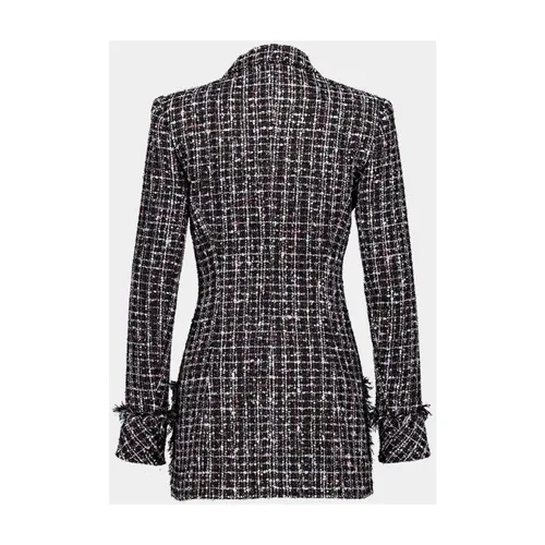 Luxury Tweed Jacket with Gold Buttons - Balmain - Modalova