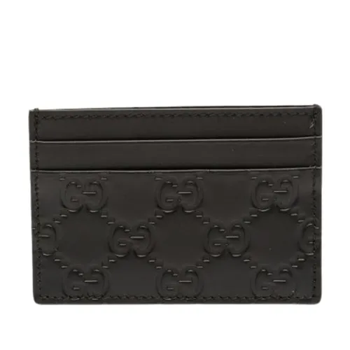 Pre-owned Leather Wallet - Gucci Vintage - Modalova