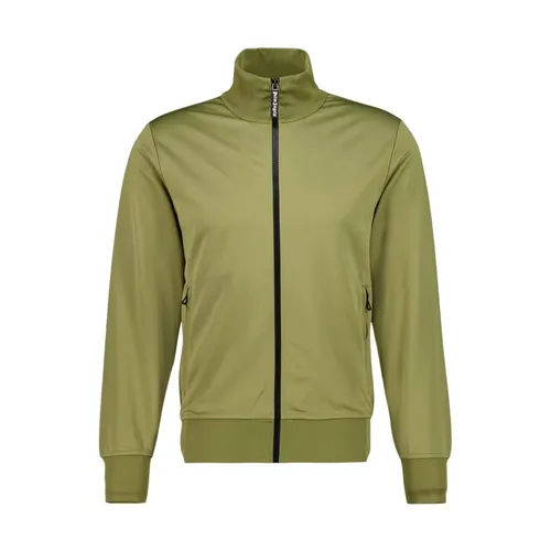 Track Jacket with Back Curved Logo - Palm Angels - Modalova