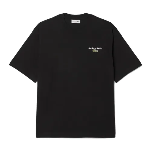 Loose Fitting Printed Tee - Lacoste - Modalova
