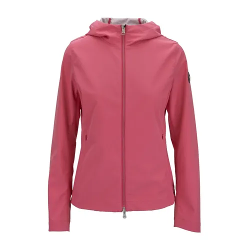 Hooded Zip Jacket with Logo Patch - Colmar - Modalova