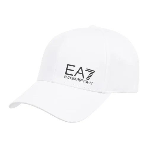 Adjustable Plain Logo Cap - Emporio Armani EA7 - Modalova
