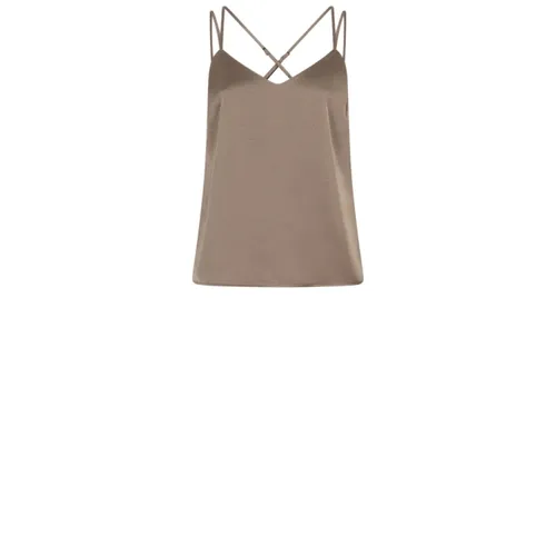 Satin-Look Crossback Top - Dante 6 - Modalova