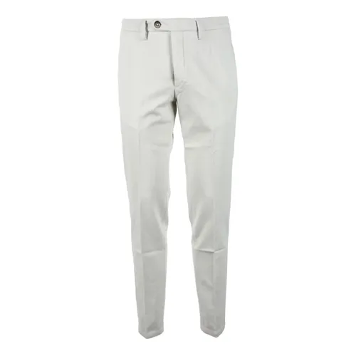 Cotton Blend Stretch Pants - Michele Carbone - Modalova