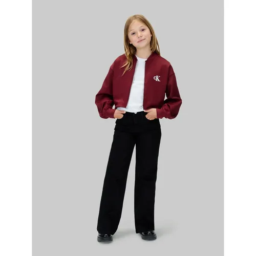 Cropped Tricot Bomber Jacket - Calvin Klein - Modalova