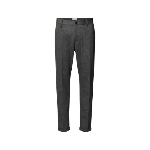 Grey Wool Blend Zip Trousers - Antony Morato - Modalova