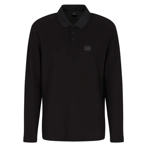 Long Sleeve Polo - Armani Exchange - Modalova