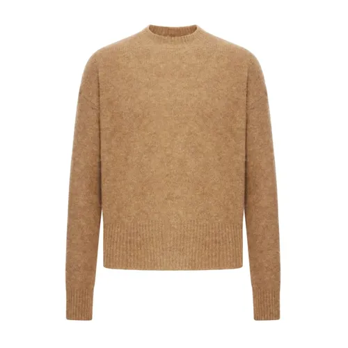 Alpaca Wool Crewneck Sweater - Ami Paris - Modalova