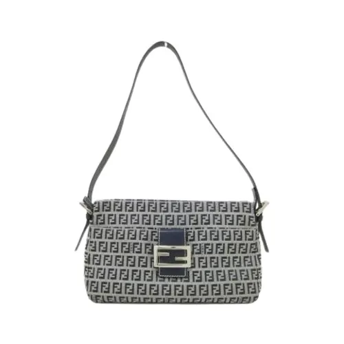 Pre-owned Canvas Shoulder Bag - Fendi Vintage - Modalova